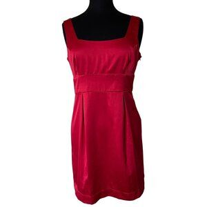 Johnny Martin Red Mini Sleeveless Formal Dress w/Bow Poly Blend Junior's Size 7